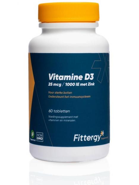 Vitamine D3 25 mcg met zink